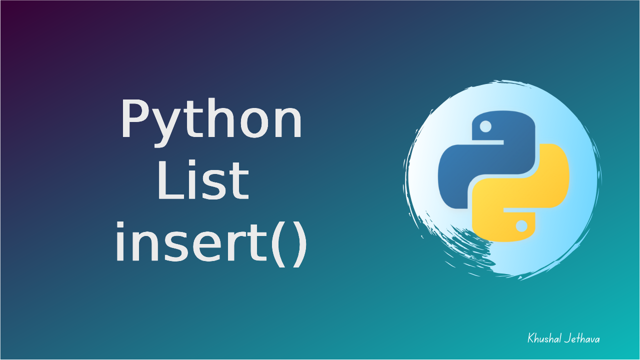 Python List insert()